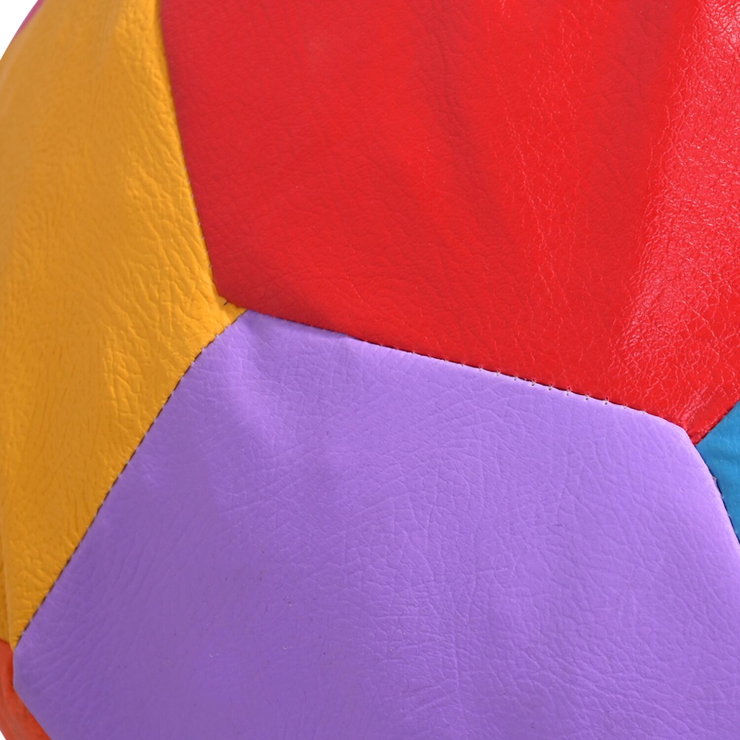Pouf Pera Multicolor Eco Cuero 50x50x50 Cm M&aacute;xima Design image number 2.0