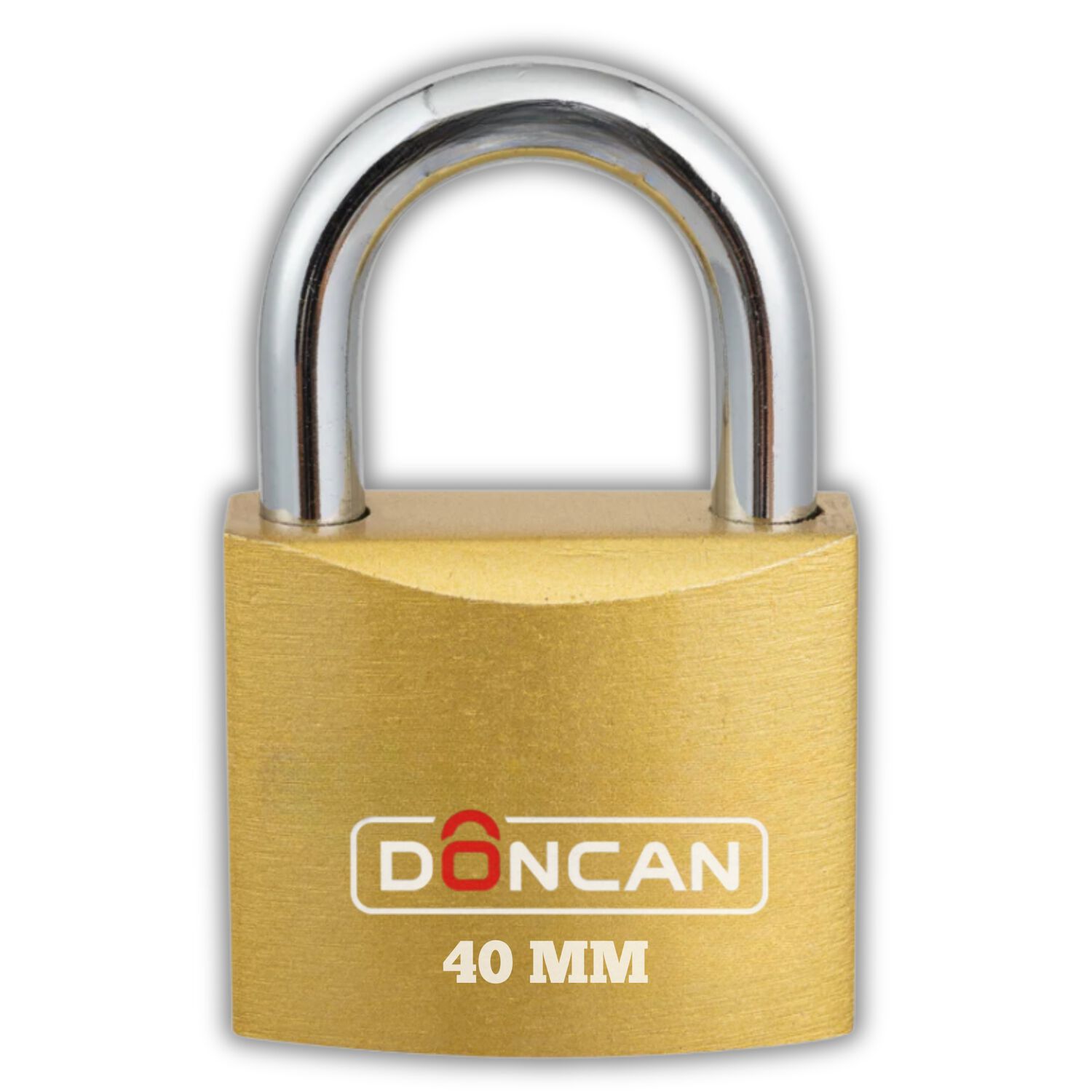 Pack De 3 Candados De 40mm Doncan De Acero Bronceado Dcn-40 image number 2.0