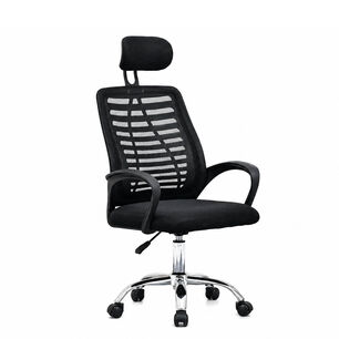 Silla Oficina Giratoria Respaldo Ergonomico Con Cervical Dc-156