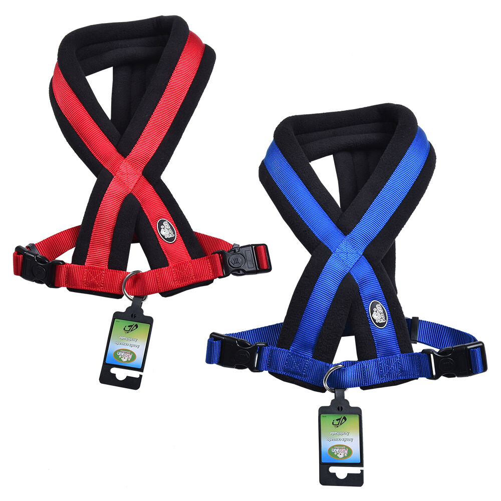 Arnés Cruzado Acolchado Xs Rojo Perros Mascan image number 2.0