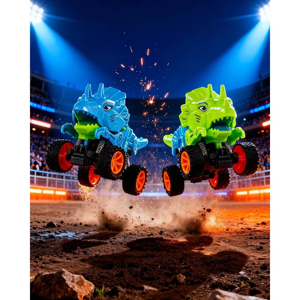 Juguete Autos Dinosaurios Grandes Para Ni&ntilde;os Bigfoot image number 3.0