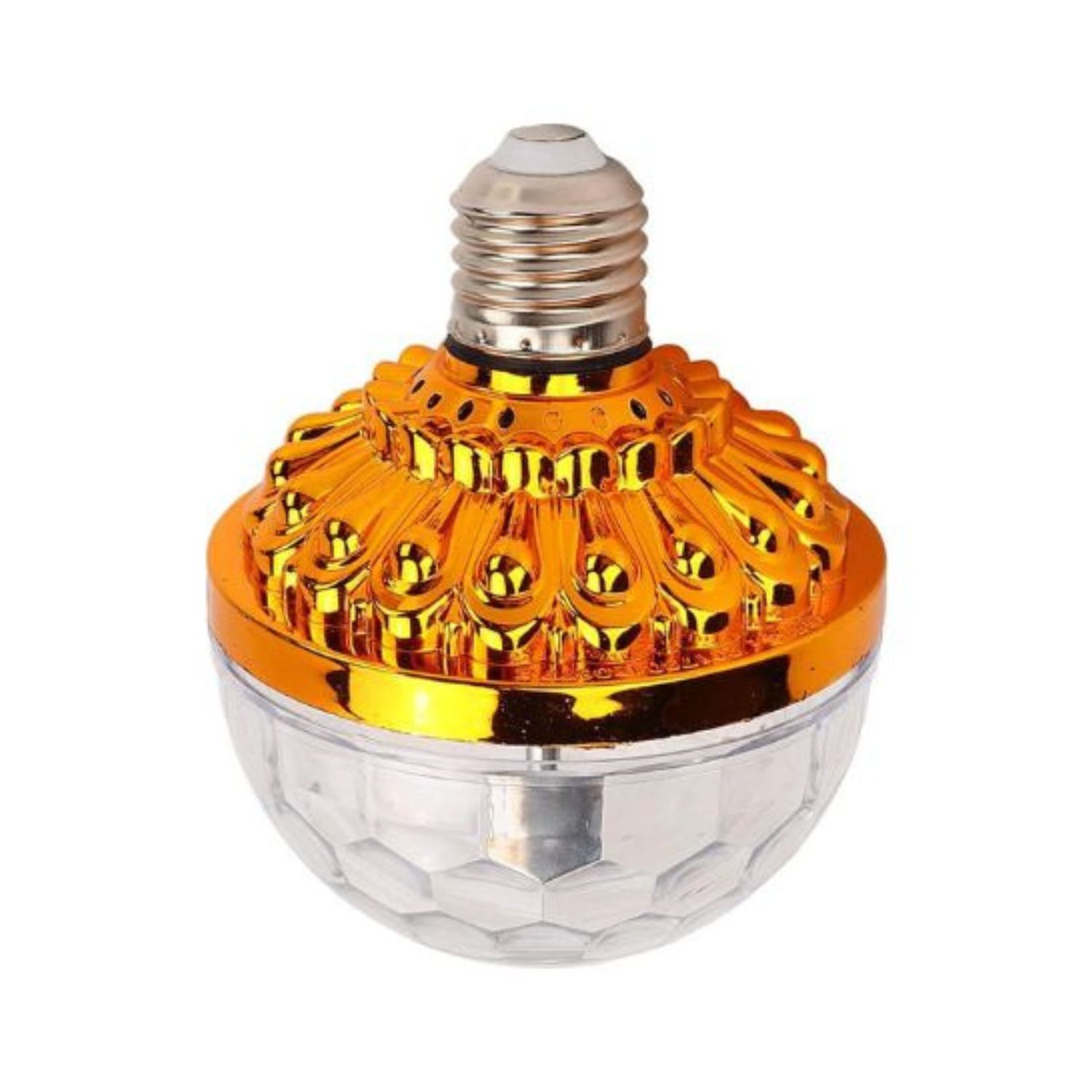 Ampolleta Led Para Fiesta Disco Multicolor Giratoria Dorada image number 2.0