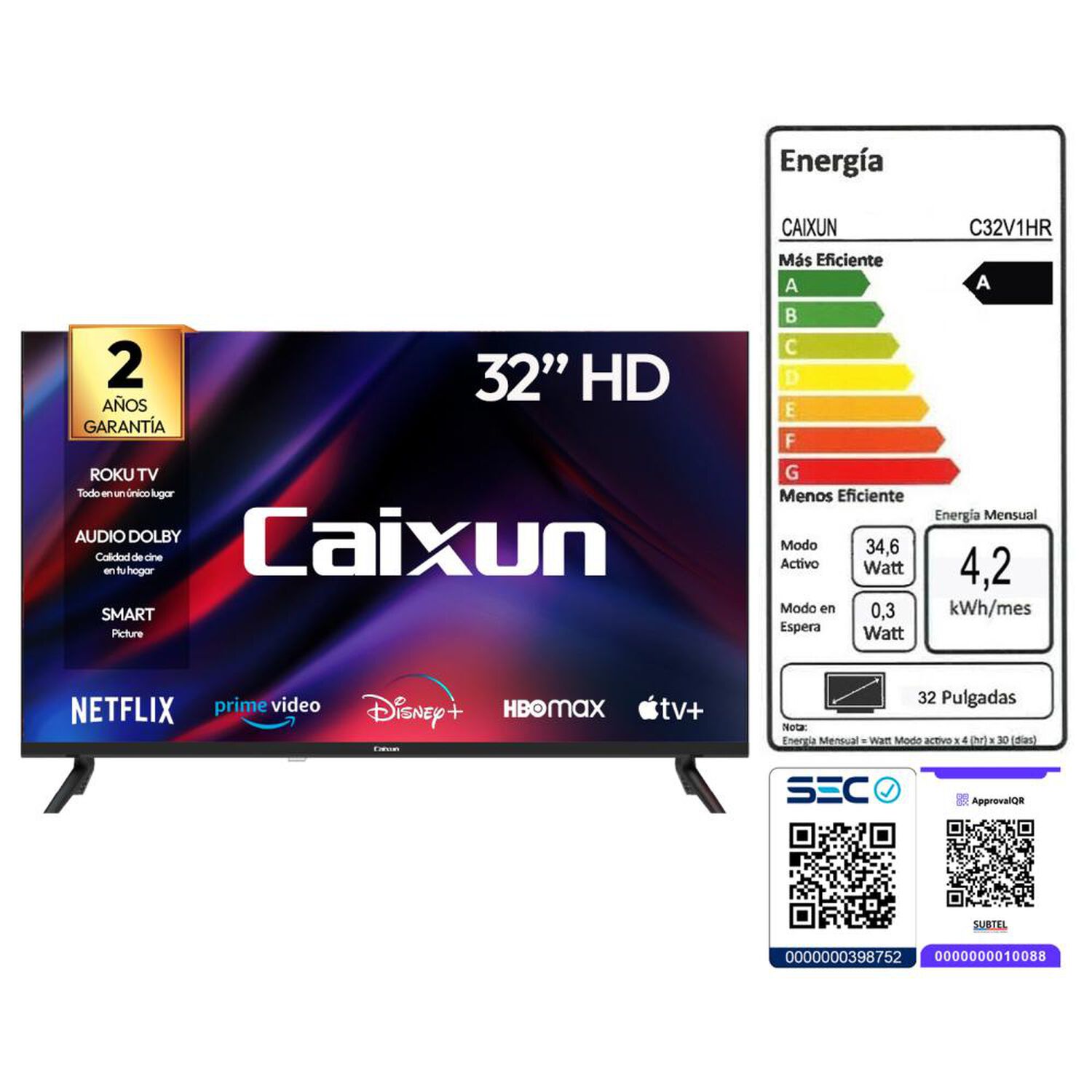 Led 32" Caixun C32V1HR / HD / Smart TV image number 10.0