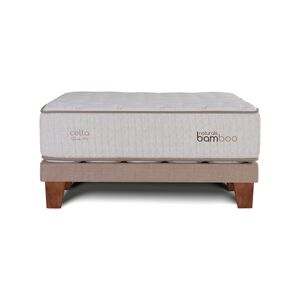 Cama Europea Celta Natural Bamboo / Super King / Base Dividida