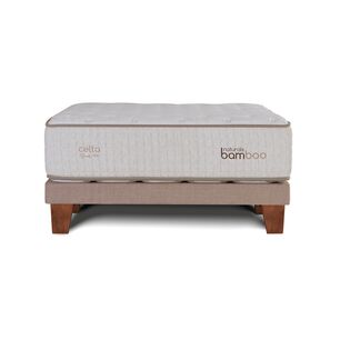 Cama Europea Celta Natural Bamboo / Super King / Base Dividida