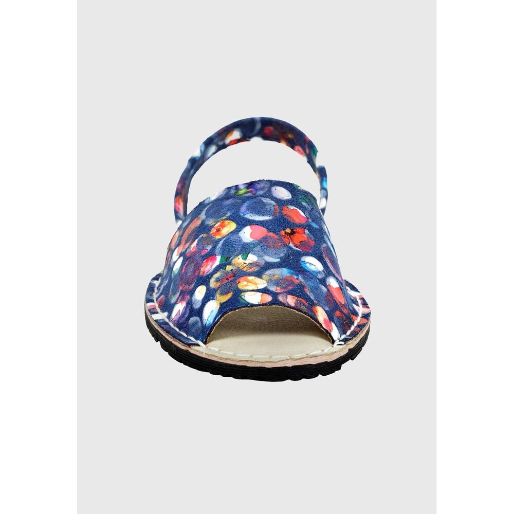 Sandalia Cuero Jistice Azul image number 0.0