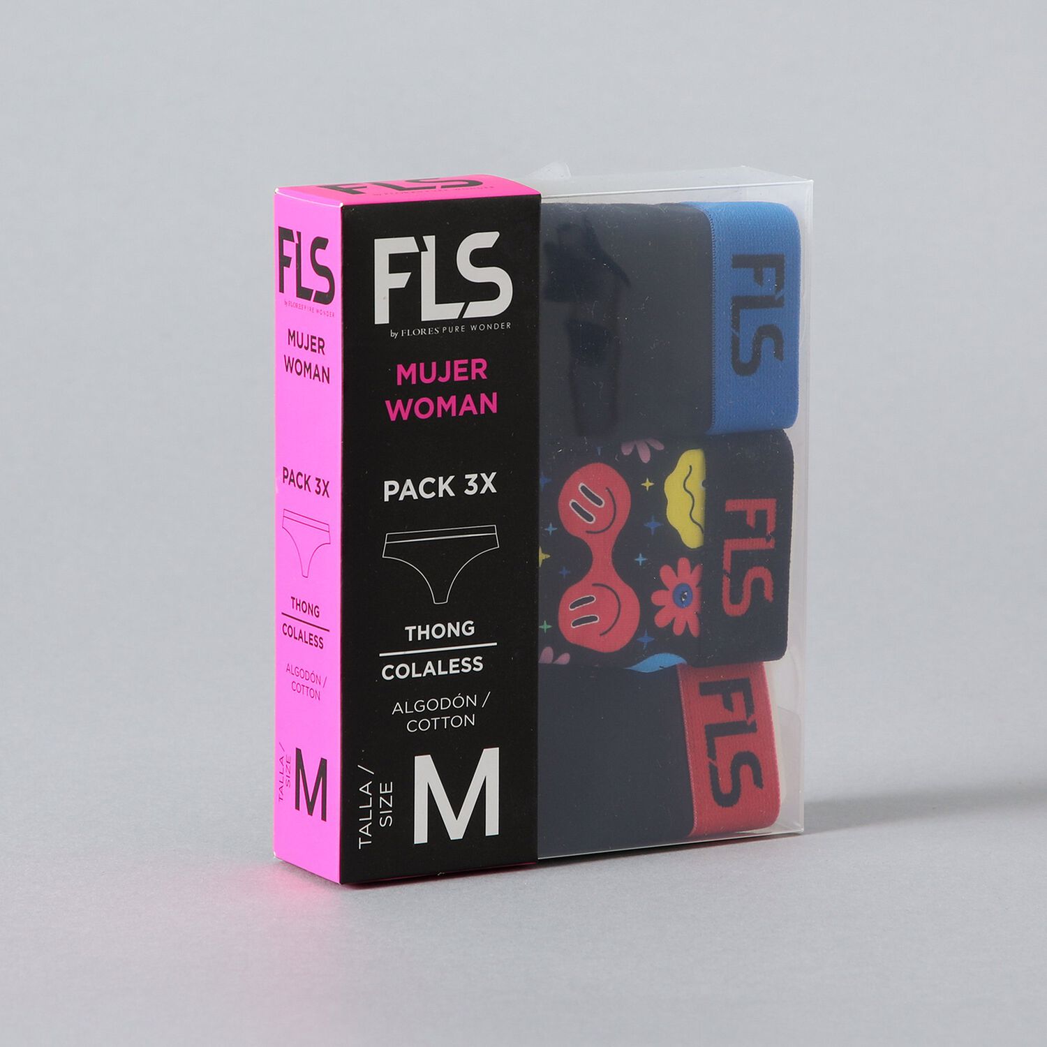 Pack 3x Colaless Algodon Fls Flores Mujer 25585-172 image number 6.0