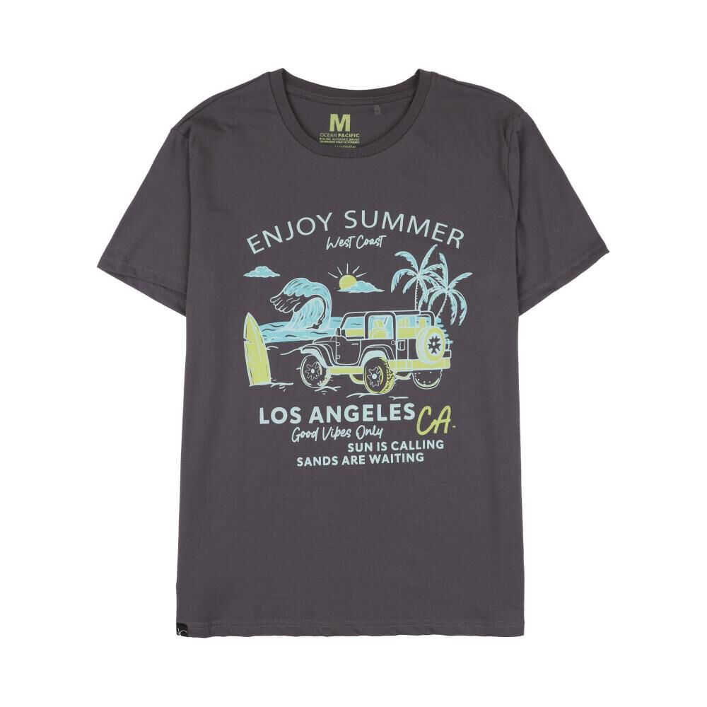 Polera Estampada Manga Corta Cuello Redondo Hombre Ocean Pacific image number 0.0