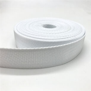 Huincha (cinta) De Mochila, Bolso 3.8cm X 5 Metros Blanca