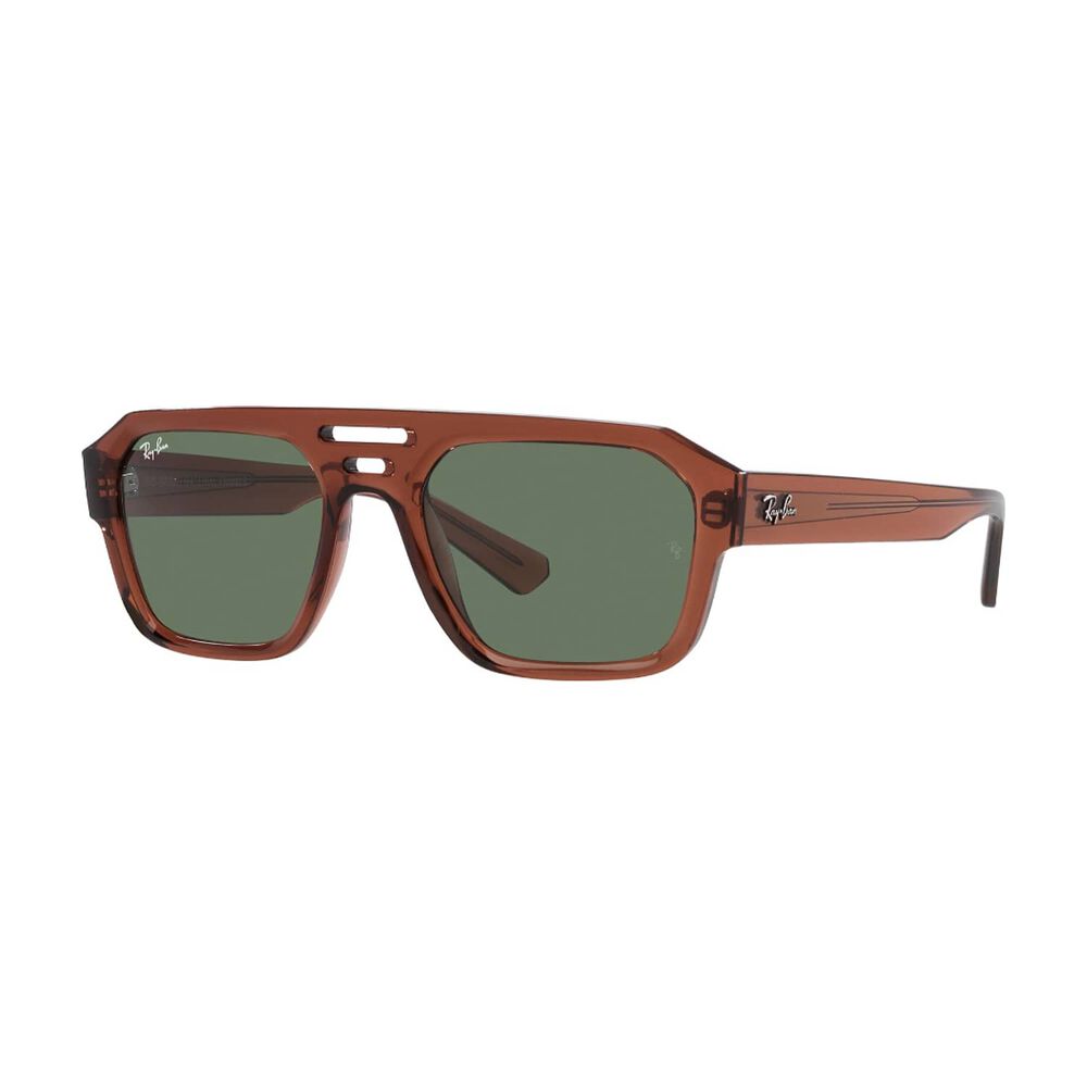 Lentes De Sol Corrigan Transparent Brown Bio-based Sustentable Ray-ban image number 1.0
