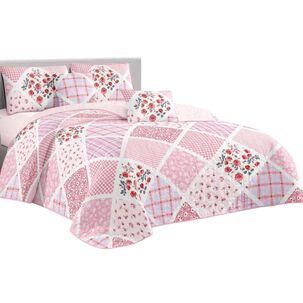 Cobertor Quilt De Verano Cubrecama 2 Plazas Colcha 230x250cm Gs