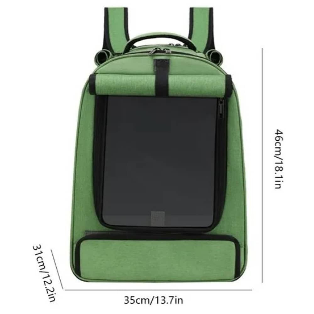 Mochila Bolso Transportes Malla Mascotas Perros Gatos Xl Celeste image number 1.0