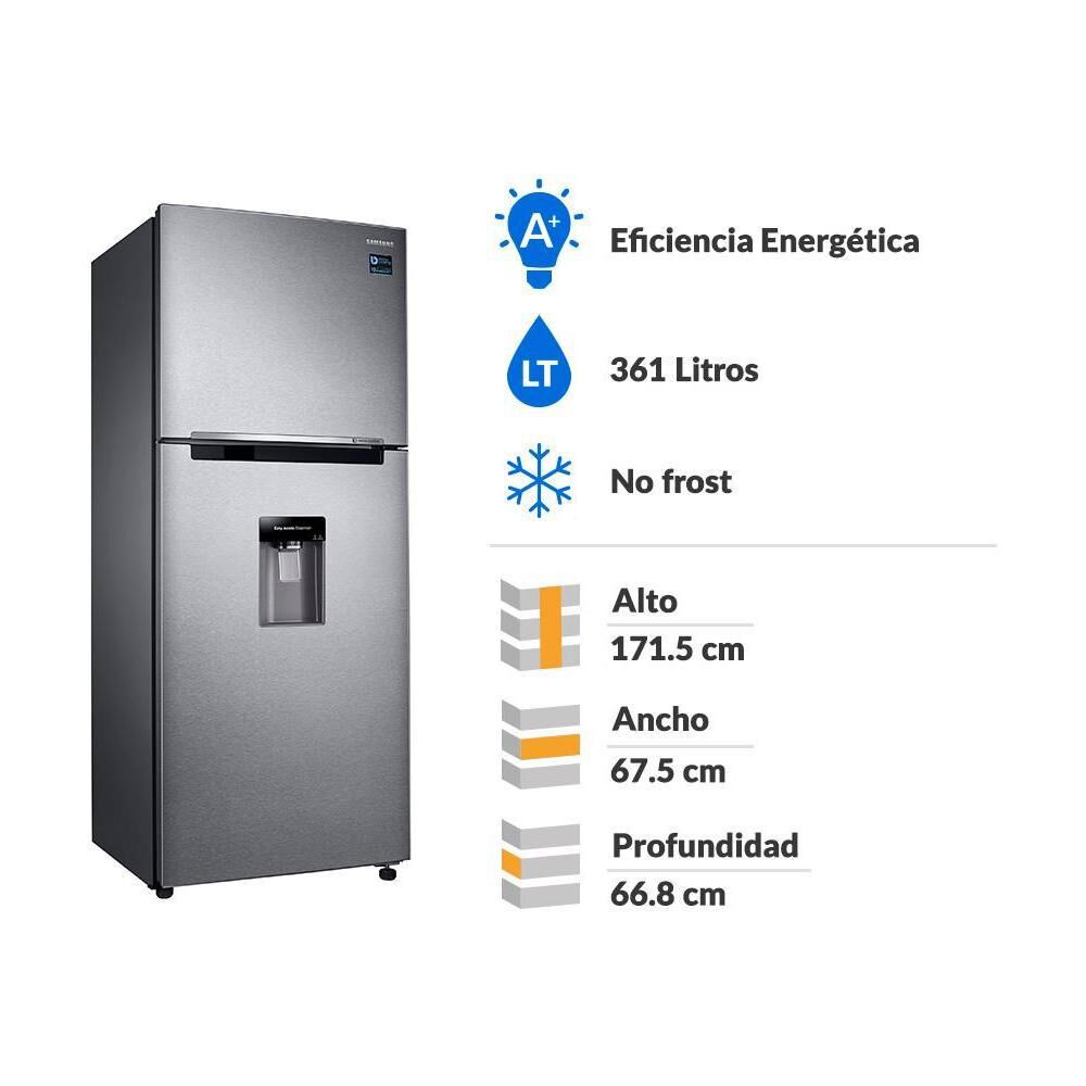Refrigerador Top Freezer Samsung RT35K5730SL/ZS / No Frost / 361 Litros image number 1.0