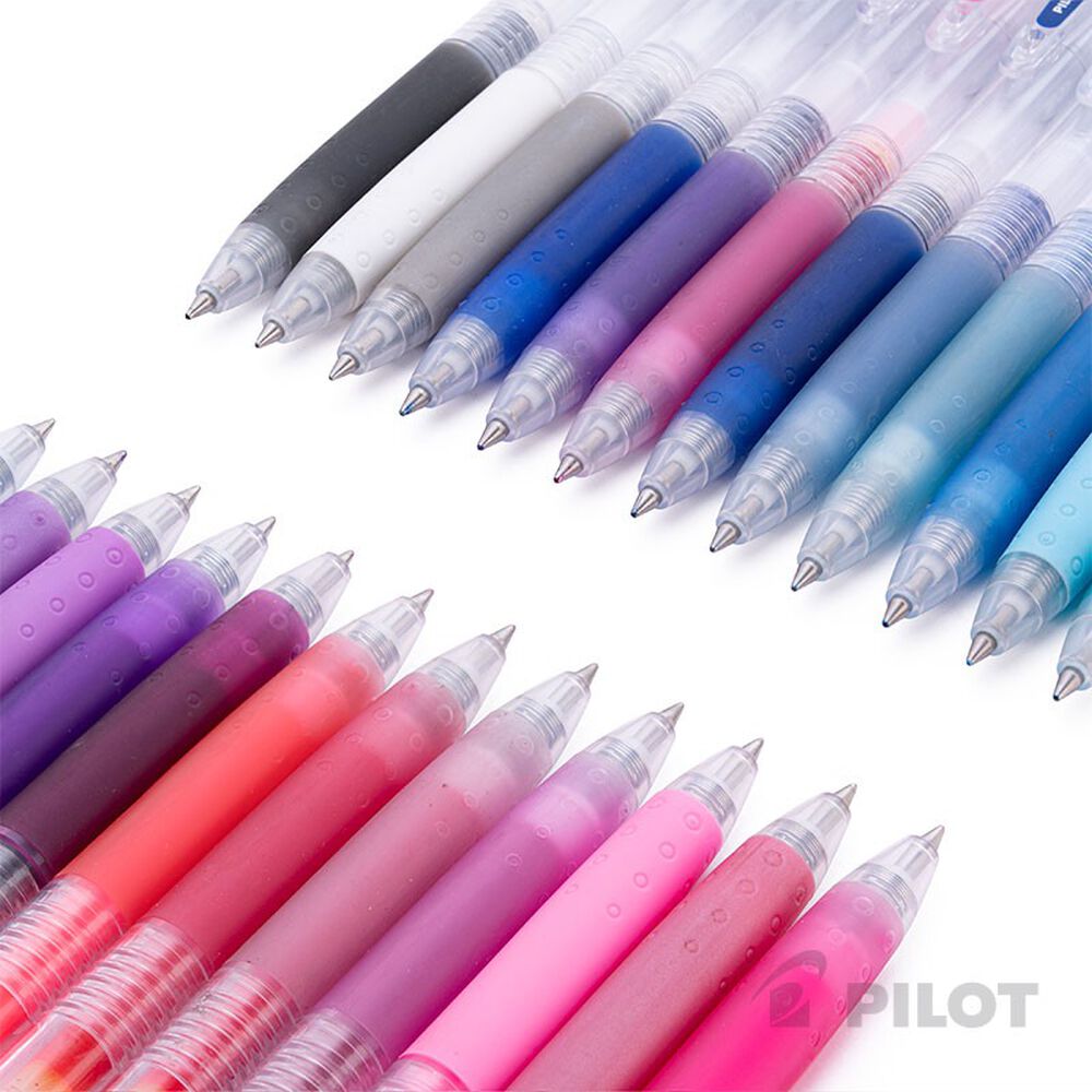 Set 24 Lápices Gel Pop´lol Bubble Gum 07mm Tinta Pigmentada Retráctiles Punta Acero image number 1.0