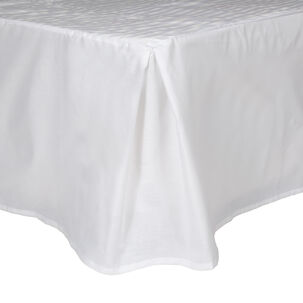 Faldon Unicolor 2 Plazas Color Blanco 144 Hilos Arthome