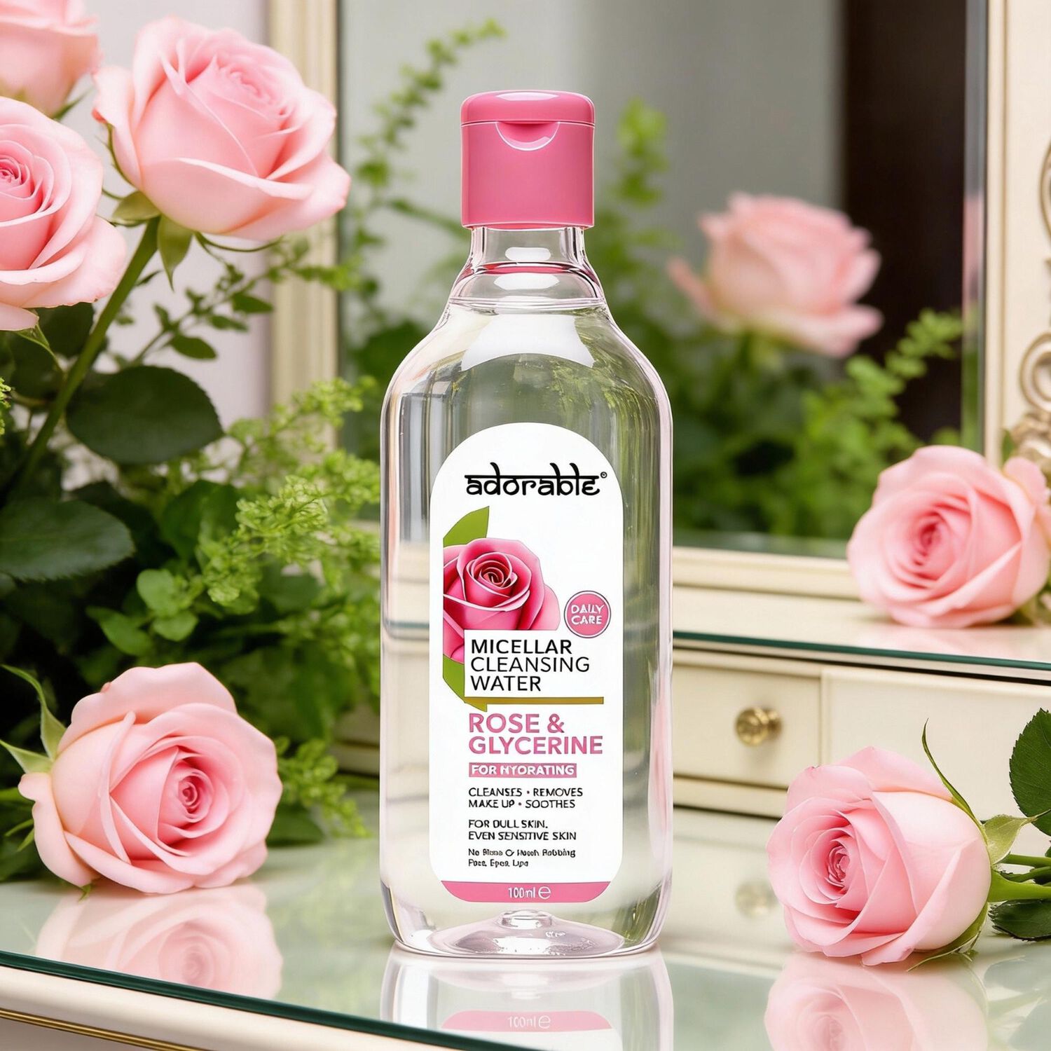Adorable Agua Micelar Rosa & Glicerina 100 Ml image number 2.0