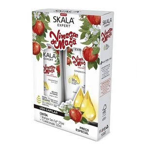 Kit Shampoo Y Acond Vinagre De Manzana Skala Expert 650ml