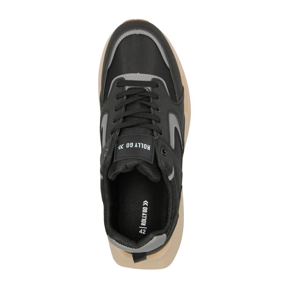 Zapatilla Urbana Hombre Rolly Go Black image number 4.0
