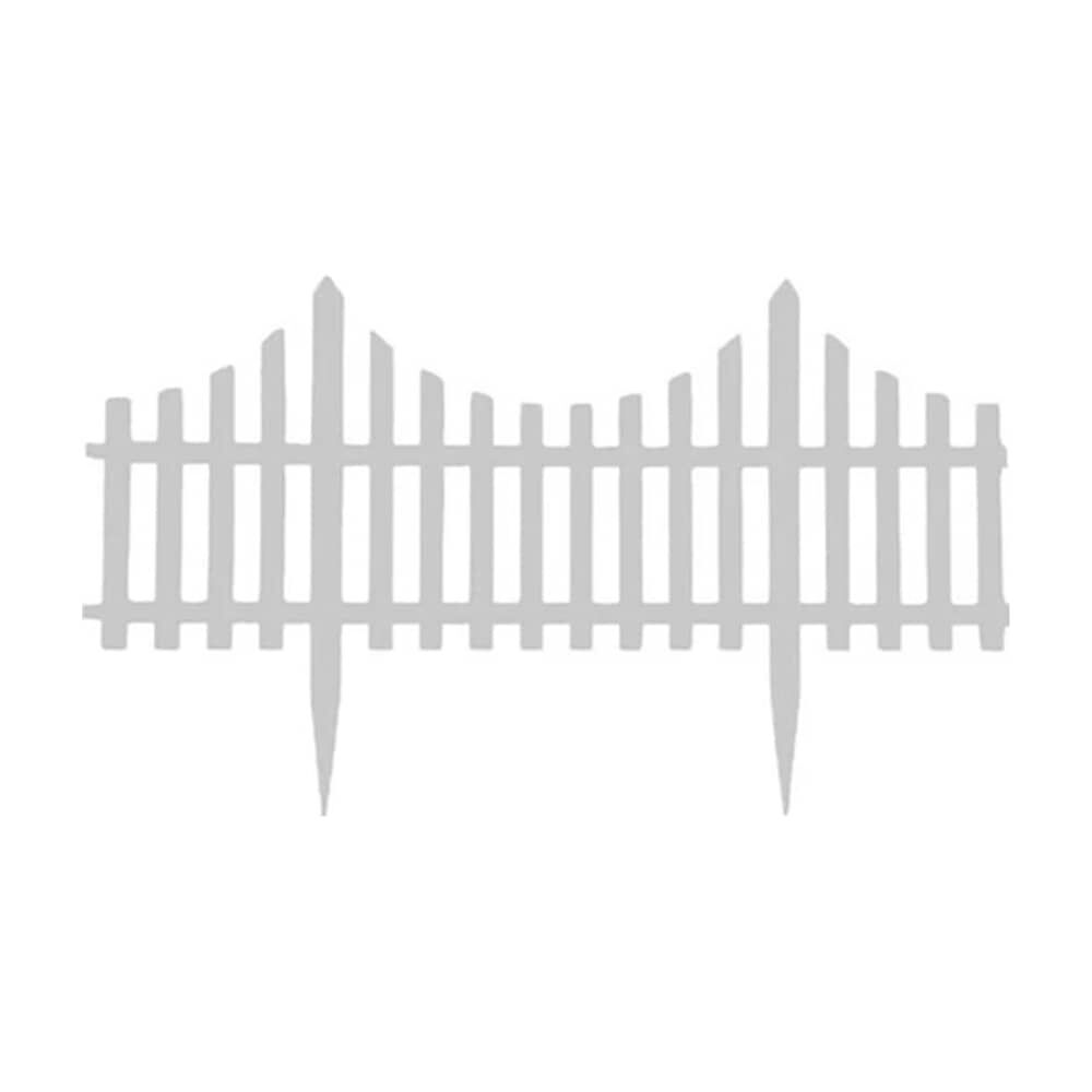 Valla De Jard&iacute;n Con Borde Blanco Pack 4 Resistente 80x53cm image number 0.0