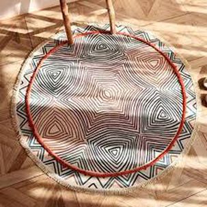 Alfombra Kilim Redonda