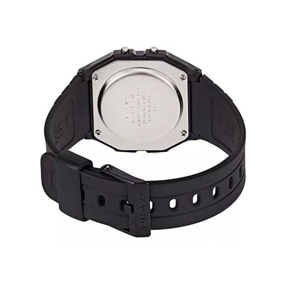 Reloj Casio Digital F91w-3dg Negro De Resina image number 2.0