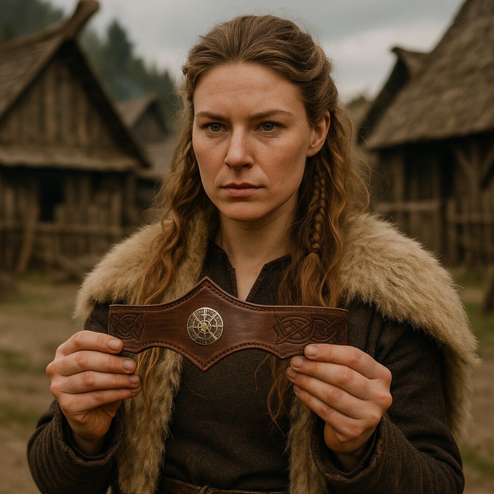 Tiara Vikinga Medieval Celtas En Relieve Ajustable image number 4.0