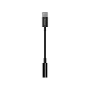 Adaptador De Audio Usb C A Mini Plug Stereo 10cm Negro Genius