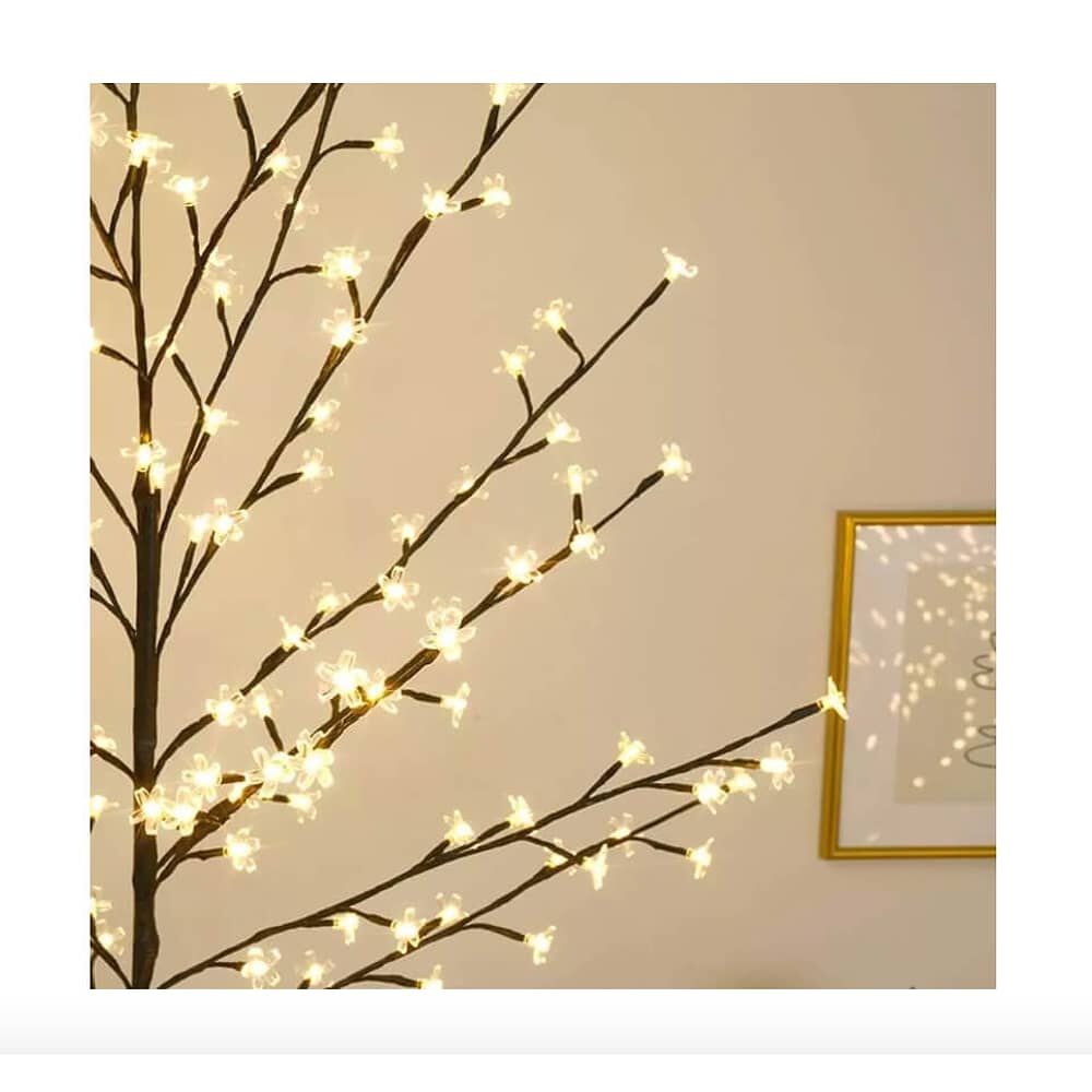 &Aacute;rbol De Pascua Ramas 1.5mts Luces Led Calidas En Las Ramas image number 5.0
