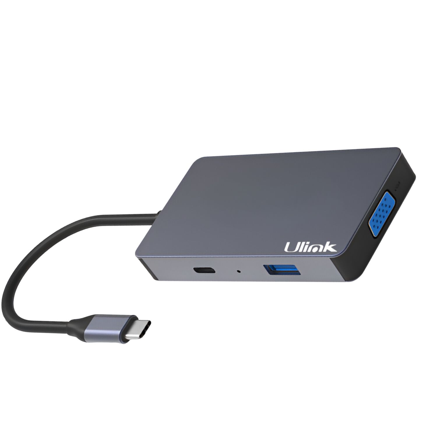 Hub Adaptador Type-c (5en1) 4k Hdmi X2/ Vga/ Type-c/ Usb 3.0 image number 7.0