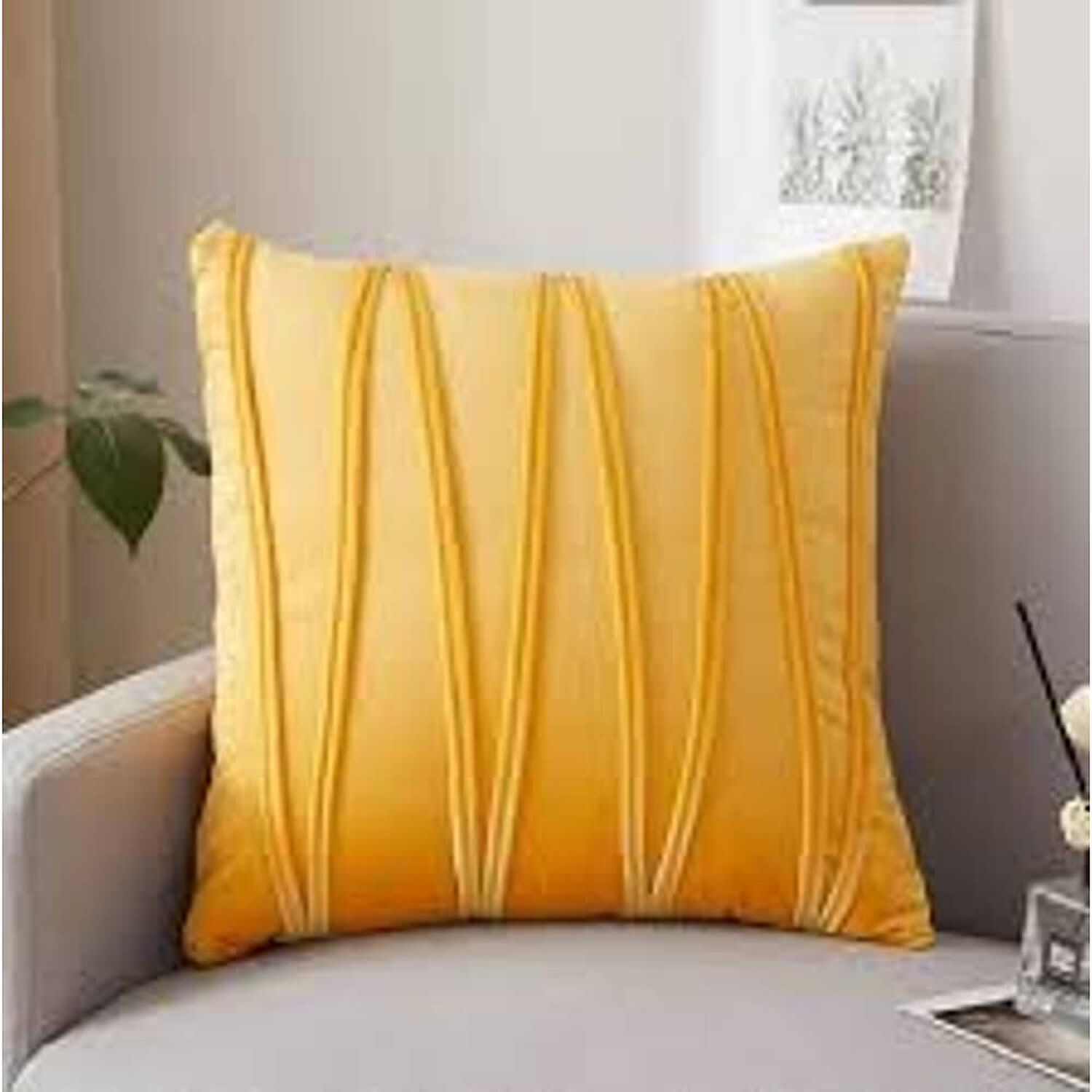 Set De 2 Cojines Velvet Zigzag De Terciopelo image number 1.0