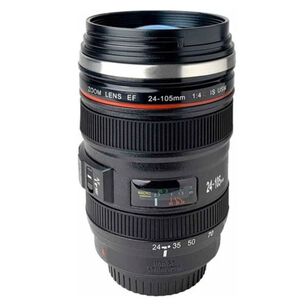Taz&oacute;n Mug Tipo Lente Camara Fotogr&aacute;fica Aluminio