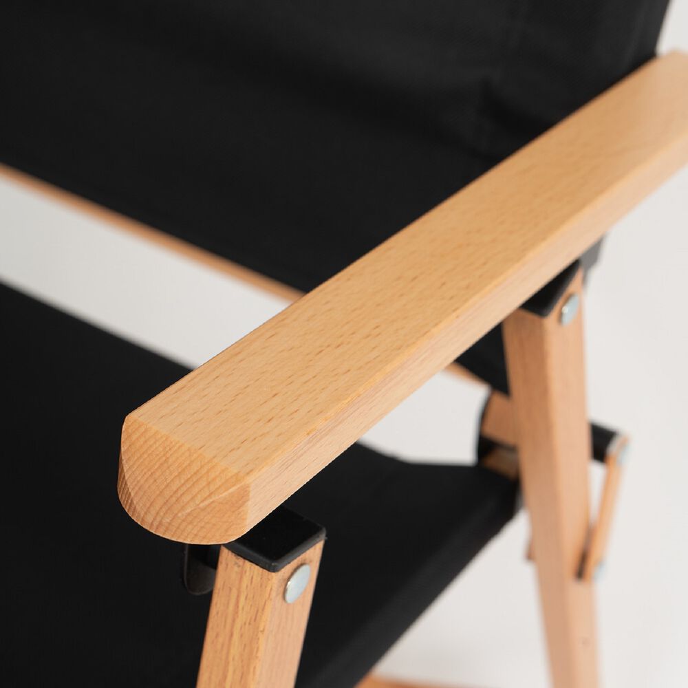 Silla Plegable Camping Reclinable Colbún - Negro image number 4.0