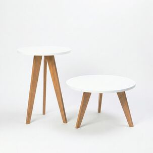 Set 2 Mesas Living Home Mobili Orla