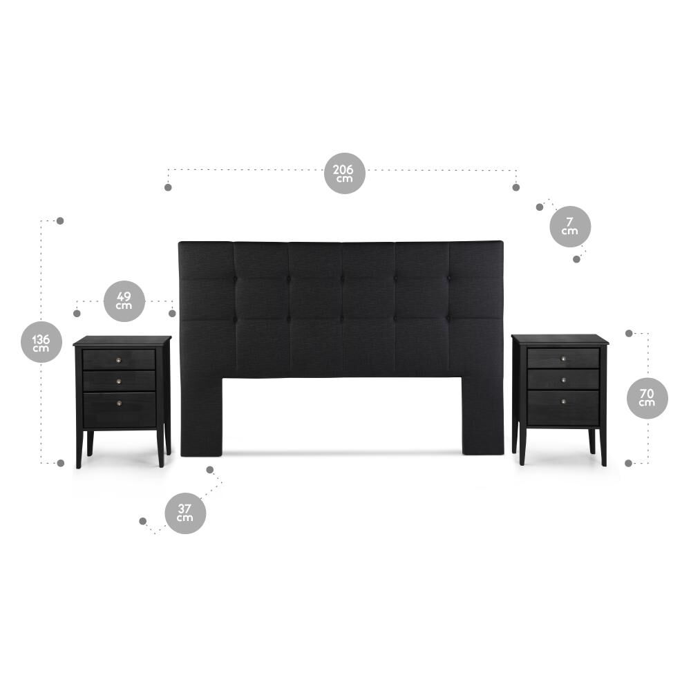 Set De Madera Rosen Issey / King image number 1.0