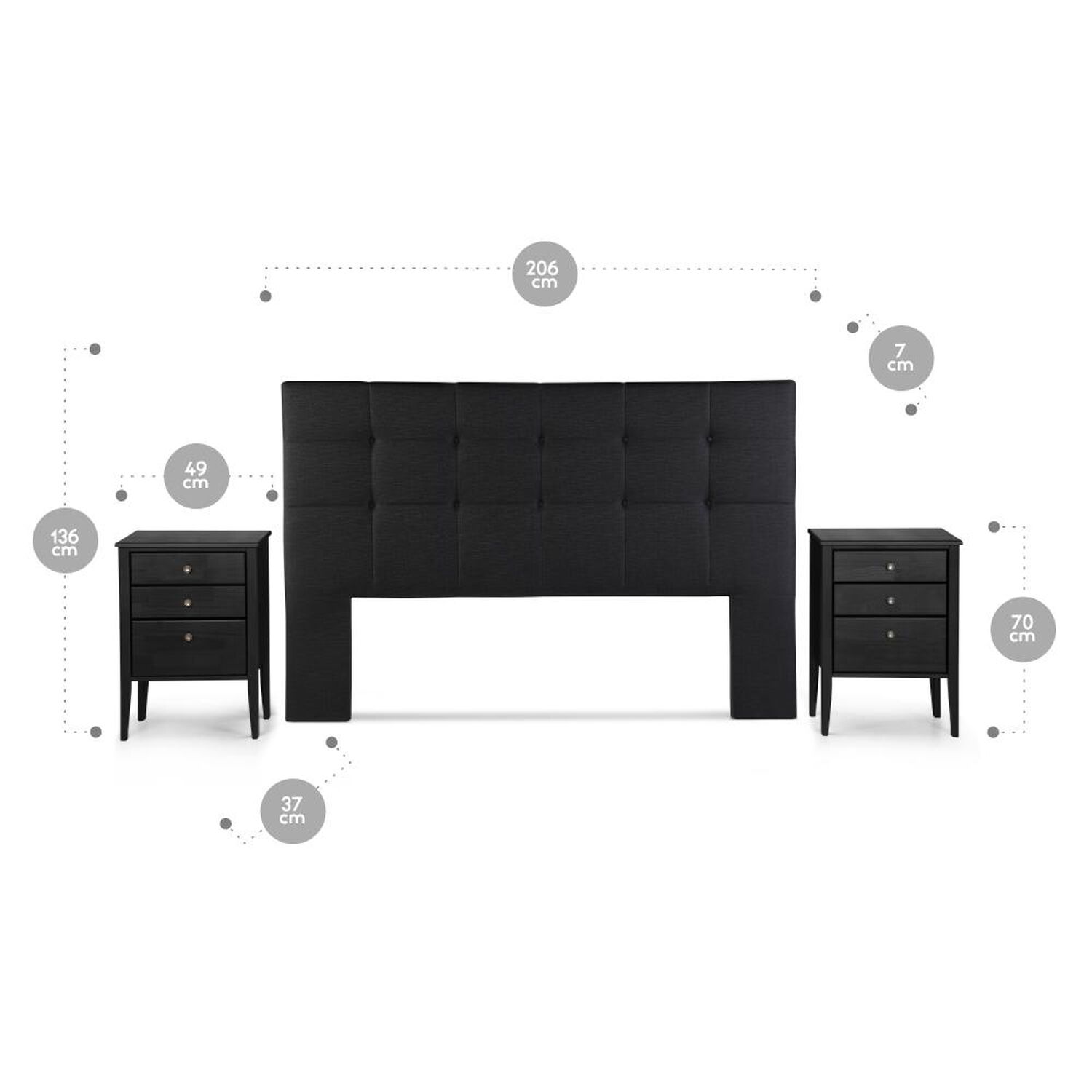 Set De Madera Rosen Issey / King image number 1.0
