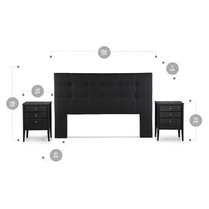 Set De Madera Rosen Issey / King
