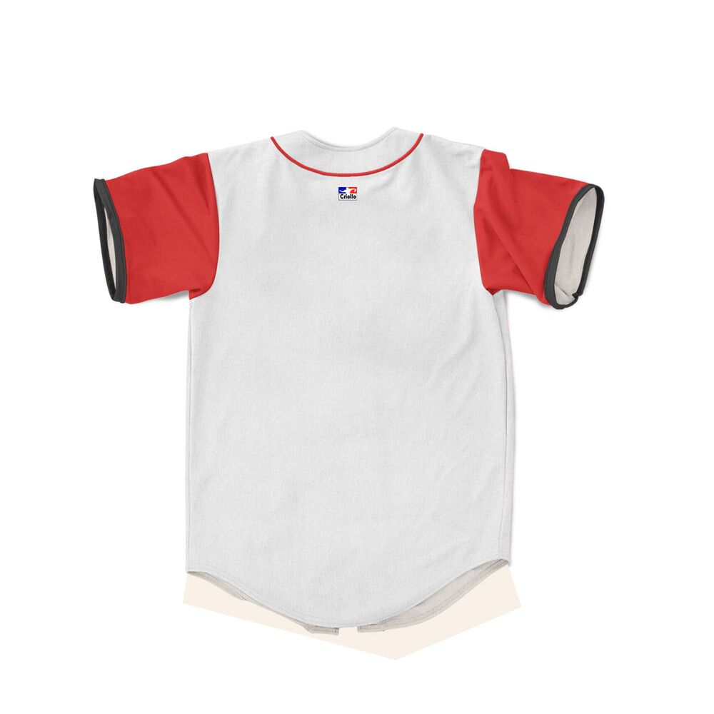 Polera Estilo Beisbol White With Red San Luis image number 1.0
