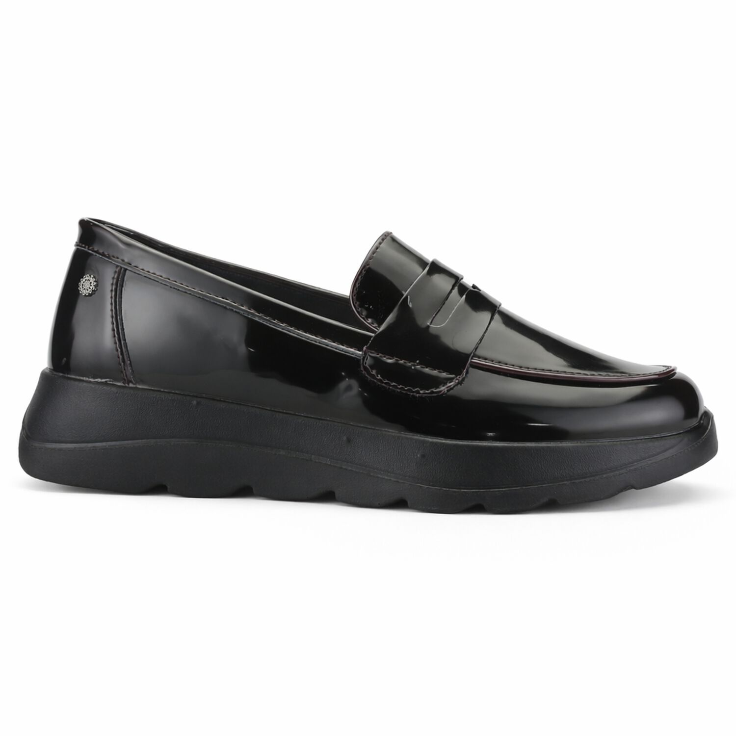 Mocasin Burdeo Mujer Casual Chalada Onix image number 0.0