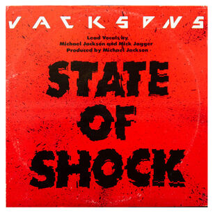 Jacksons - State Of Shock | 12" Maxi Single Usado