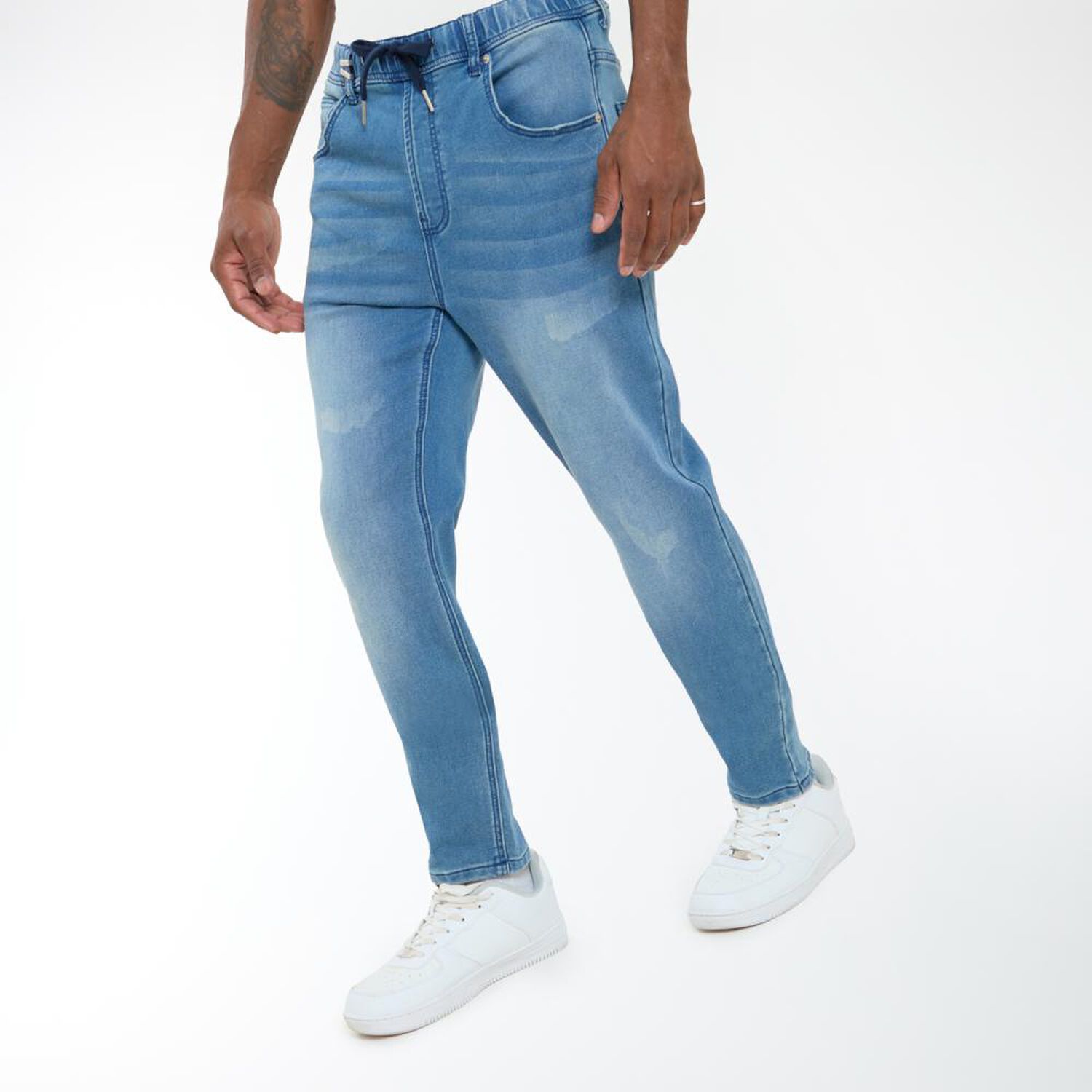 Jeans Tiro Medio Regular Hombre Rolly Go image number 2.0