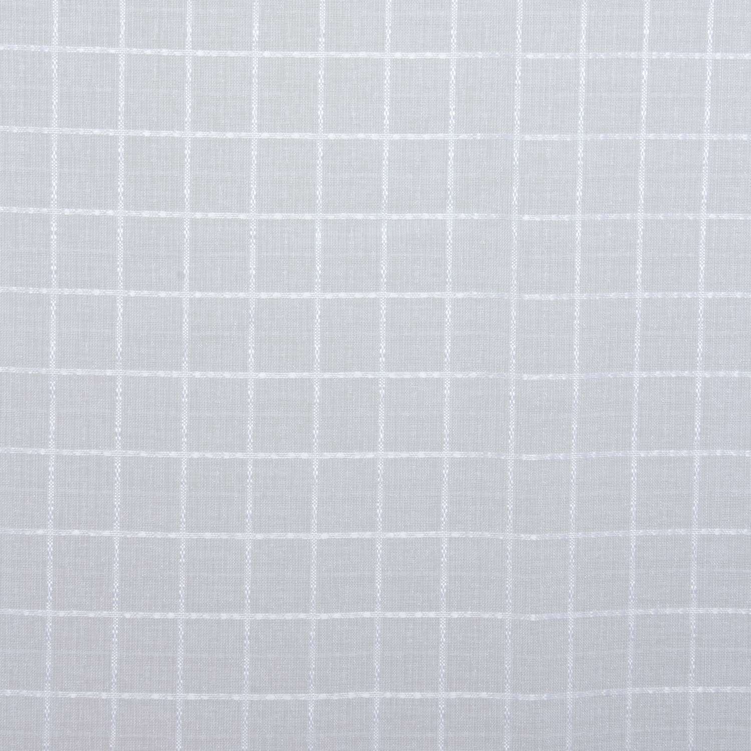 Set 2 Velos Gasa Cuadros Blanco 140x225 image number 2.0