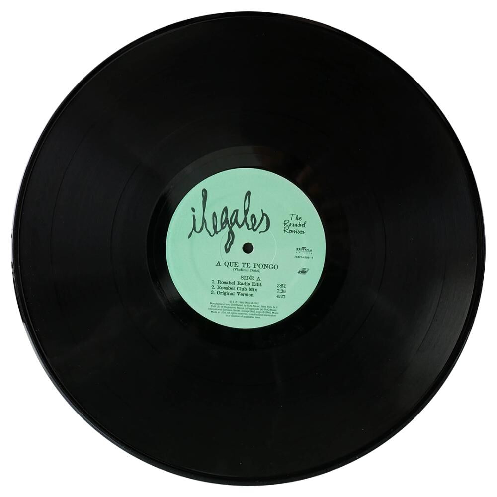 Ilegales - A Que Te Pongo | 12" Maxi Single Usado image number 2.0