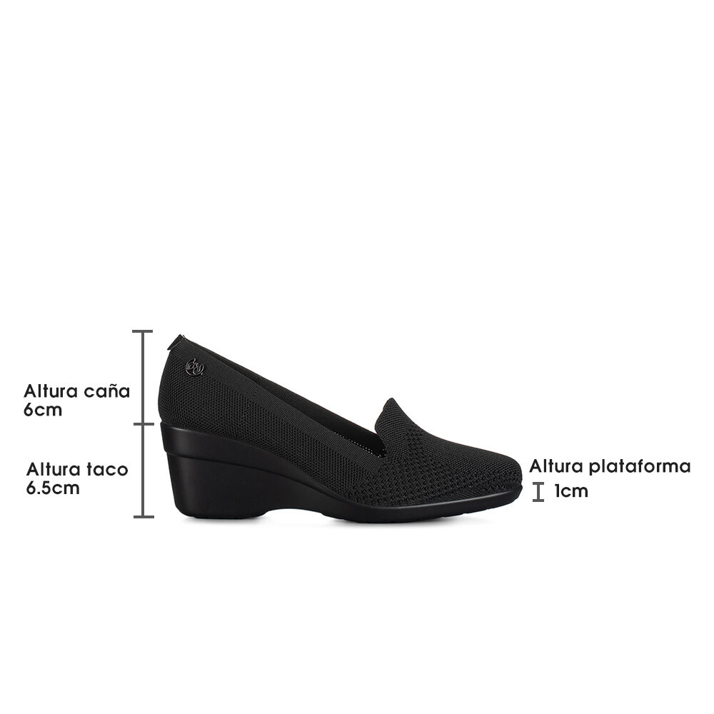 Zapatos Negro Casual Mujer Weide Gh116 image number 4.0