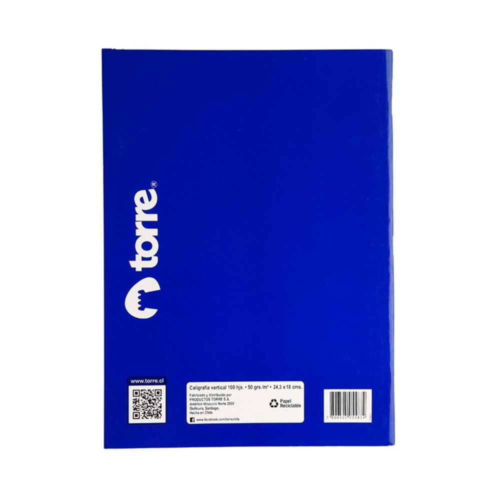 Pack X 4 Cuadernos College Caligrafía Vertical 100 Hojas Torre image number 0.0