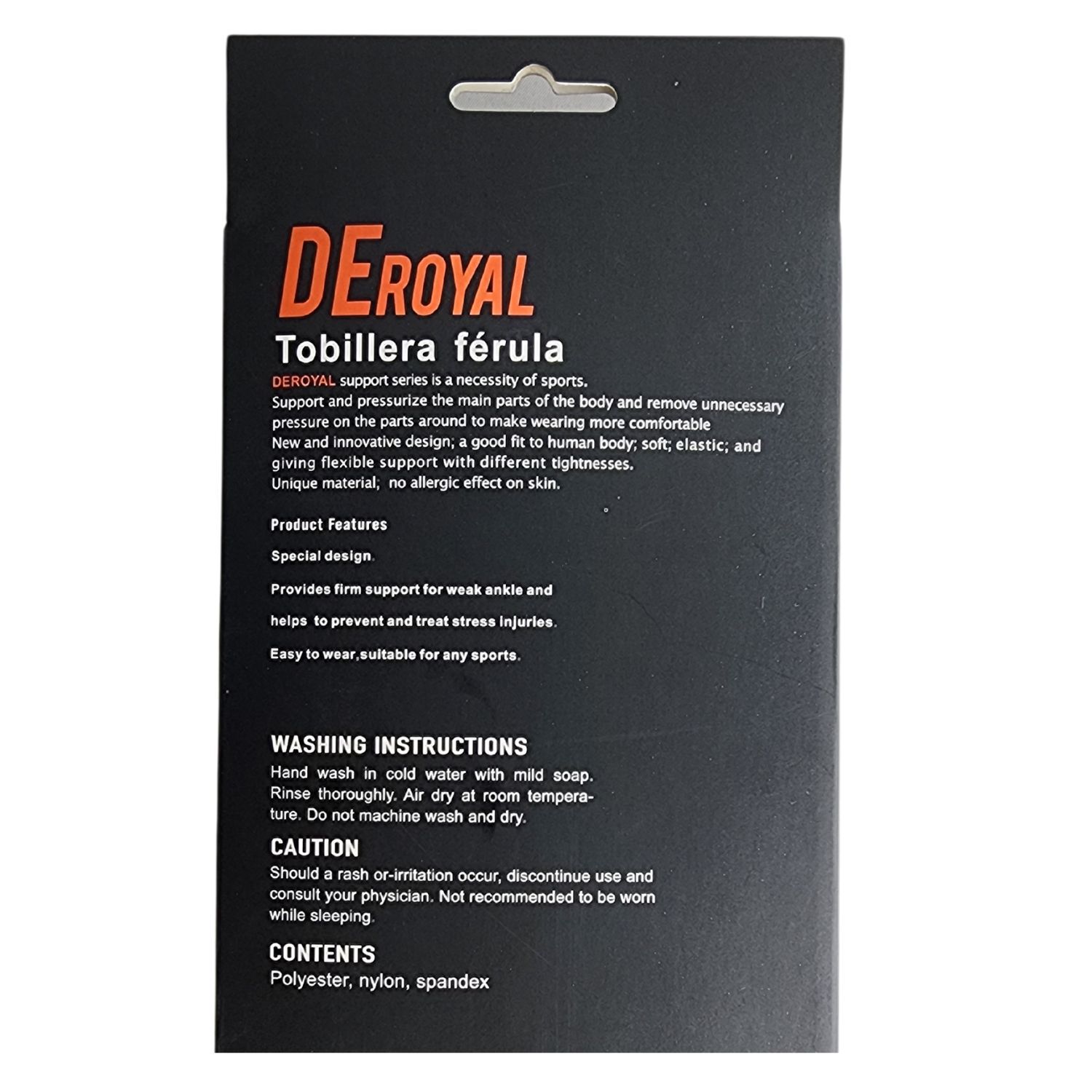 Tobillera Transpirable Para Esguinces De Tobillos Lesiones image number 6.0