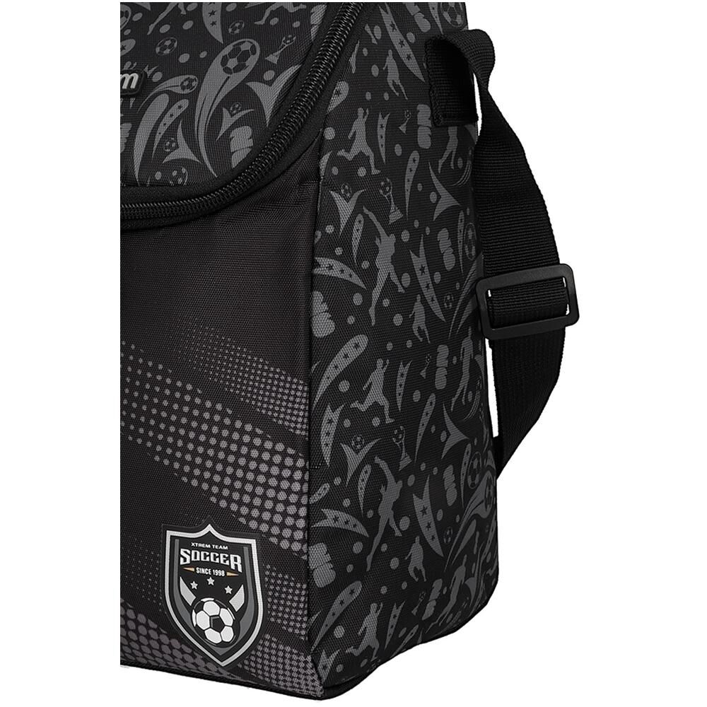 Lonchera T&eacute;rmica Xtrem Froster 6xt F&uacute;tbol Negro/gris image number 5.0