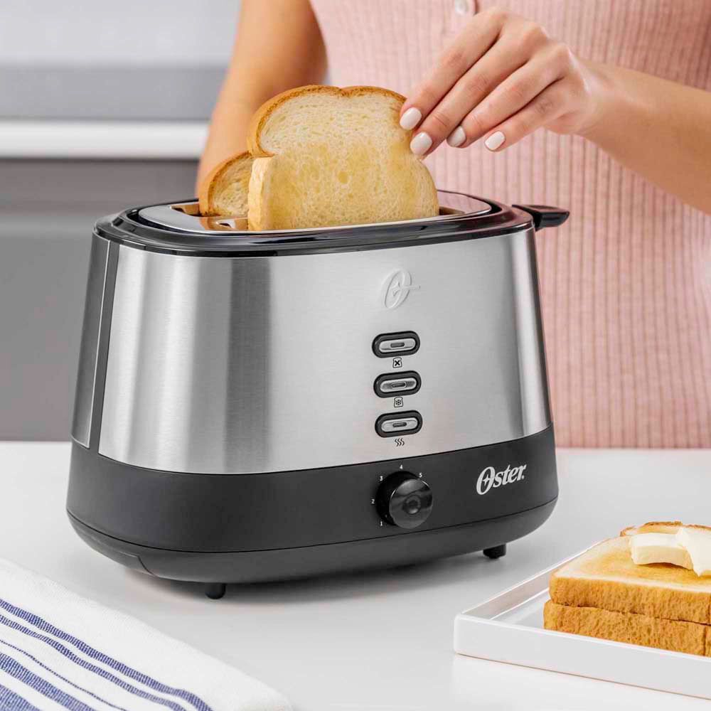 Oster Tostador 2 Rebanadas En Acero Inoxidable Tssttr500 image number 2.0
