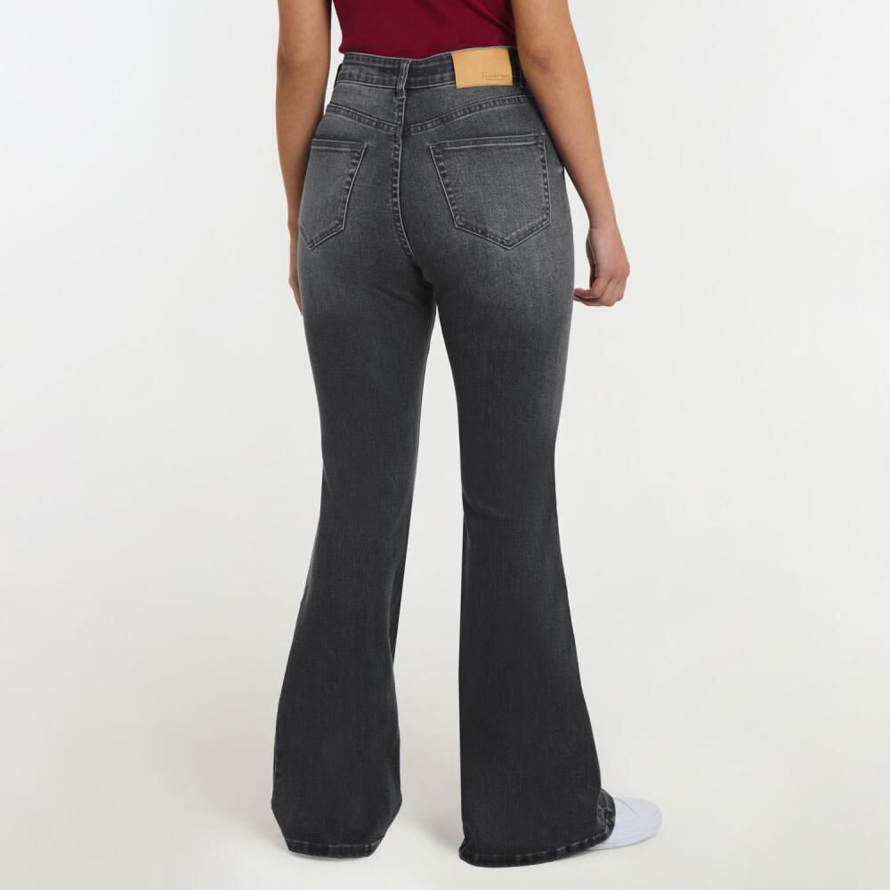 Jeans Tiro Medio Flare Mujer Freedom image number 2.0