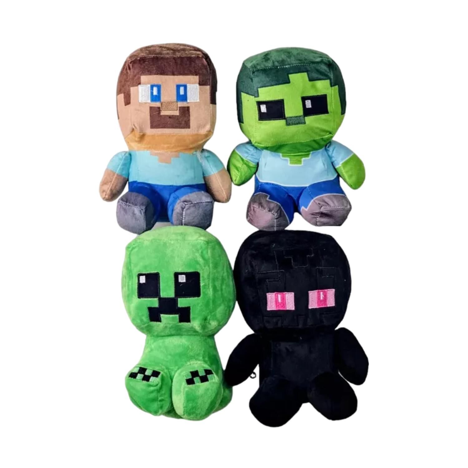 Juguete Pack 4 Peluches Minecraft 25cm Infantil image number 0.0