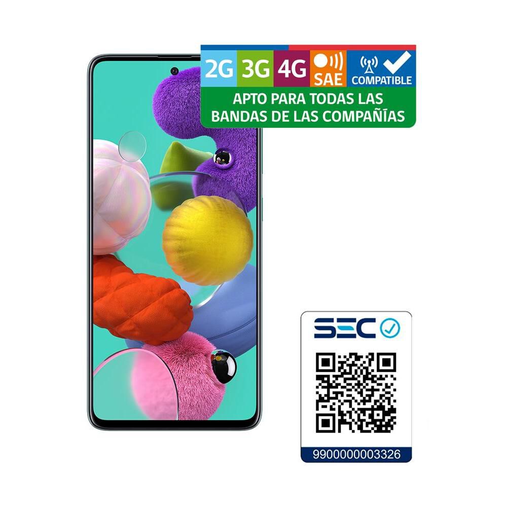 Smartphone Samsung Galaxy A51 Azul / 128 Gb / Liberado image number 8.0